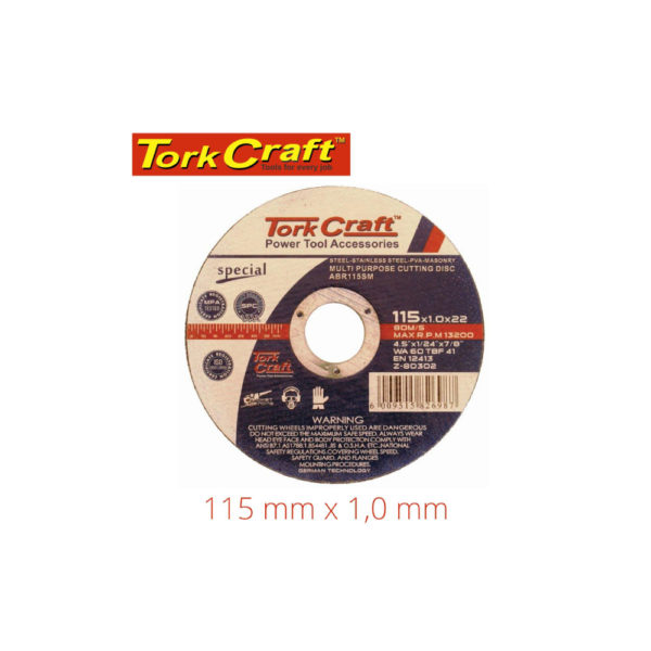 Vermont Cutting Disc 115mm Multi-Purpose